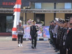 DIRGAHAYU BHAYANGKARA KE-80! KAPOLRES SERUYAN PIMPIN UPACARA PERINGATAN HUT BHAYANGKARA, BACAKAN AMANAT PRESIDEN RI