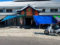 Dengar Aspirasi Pedagang, Sat Samapta Polres Sukamara Sasar Kawasan Pasar Inpres