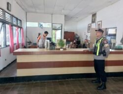 Antisipasi Kriminalitas, Polsek Kapuas Barat Patroli Objek Vital di Kelurahan Mandomai
