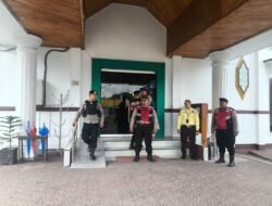 Perkuat Koordinasi Keamanan, Sat Samapta Polres Sukamara Sambangi Bank Kalteng