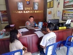 Wujudkan Pelayanan Prima, Polsek Kapuas Barat Terbitkan SKTLK untuk Warga Anjir Kalampan yang Kehilangan KTP