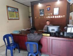 Hari Libur Tetap Maksimal, Polsek Kapuas Barat Berikan Pelayanan Prima Bagi Masyarakat