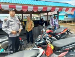 Antisipasi Kepadatan, Polsek Kapuas Barat Gelar Patroli dan Gatur Lalin di Pelabuhan Feri Desa Saka Mangkahai