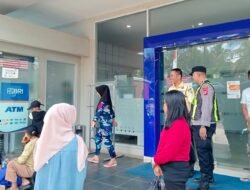 Patroli Obyek Vital Bank BRI, Petugas Patroli Polsek Kapuas Barat Pastikan Keamanan Bagi Masyarakat