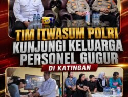 Tim Itwasum Polri Kunjungi Keluarga Personel Gugur di Katingan