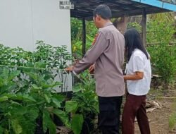 Dukung Program Pemerintah, Polsek Kapuas Barat Cek Ketahanan Pangan di Desa Penda Ketapi