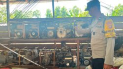 Antisipasi Kebakaran Hutan, Personil Polsek Sebangau Kuala Lakukan Pengecekan Intensif Alat Karhutla