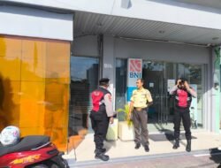 Amankan Fasilitas Finansial Publik, Sat Samapta Polres Sukamara Pantau Sektor Bank BNI