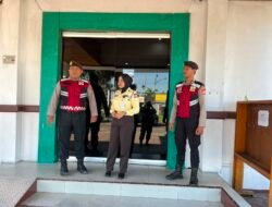 Jamin Kenyamanan Operasional Perbankan Daerah, Sat Samapta Polres Sukamara Singgahi Bank Kalteng
