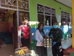 PERSONEL SAT SAMAPTA POLRES SUKAMARA LAKSANAKAN PATROLI PENGAWALAN MBG KE SEKOLAH-SEKOLAH