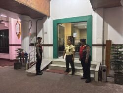 Kawal Stabilitas Keuangan Daerah Jalur Malam, Sat Samapta Polres Sukamara Kontrol Bank Kalteng