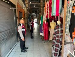 Antisipasi Praktik Premanisme Lapak Niaga, Sat Samapta Polres Sukamara Sisir Pasar Inpres
