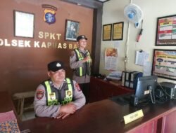 Pastikan Keamanan Wilayah, Polsek Kapuas Barat Gelar Siaga Jaga Mako dan Patroli Presisi