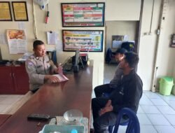Kedepankan Sikap Humanis, Polsek Kapuas Barat Optimalkan Pelayanan Bagi Warga yang Datang ke Mako
