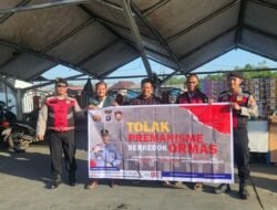 Perkuat Sinergitas Bersama Motoris Kapal Motor, Sat Samapta Polres Sukamara Sambangi Pelabuhan
