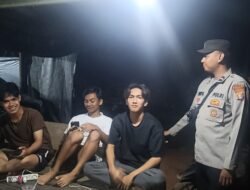 Personel Polsek Permata Kecubung Bergerak ke Area Pemukiman, Pantau Kondisi Wilayah Malam Hari