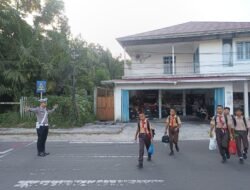 Personel Sat Lantas Polres Sukamara Turun ke Jalan, Laksanakan Pengaturan Arus Lalu Lintas di Jam Padat Aktivitas