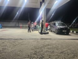Pantau Situasi Kamtibmas Tengah Malam, Sat Samapta Polres Sukamara Laksanakan Monitoring di Area SPBU