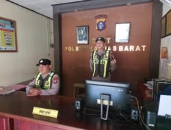 Pastikan Keamanan Mako dan Wilayah, Polsek Kapuas Barat Laksanakan Siaga Jaga