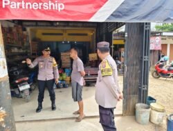 Cegah Potensi Gangguan Kamtibmas Awal Hari, Polsek Balai Riam Gelar Operasi KRYD Pagi Hari