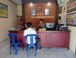 Polsek Kapuas Barat Berikan Pelayanan Cepat Laporan Kehilangan STNK Warga Mandomai