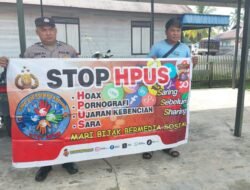 Ciptakan Ruang Digital Aman dan Kondusif, Polsek Kapuas Barat Gencarkan Imbauan Anti-Hoaks dan SARA
