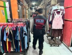 Sat Samapta Polres Sukamara Sambangi Pasar Inpres dalam Patroli Malam