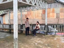 Eratkan Kemitraan Bersama Masyarakat Pesisir, Polsek Jelai Gelar Sambang Dialogis Pagi Hari