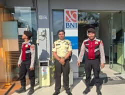 Cegah Kejahatan di Kawasan Perbankan, Sat Samapta Polres Sukamara Sambangi Bank BNI Sukamara