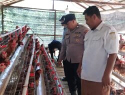 Dukung Swasembada Pangan, Polsek Kapuas Barat Cek Potensi Peternakan di Desa Pantai