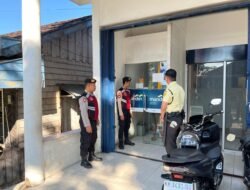 Berikan Perlindungan kepada Nasabah, Sat Samapta Polres Sukamara Tingkatkan Patroli di Bank Mandiri