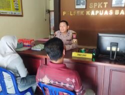 Wujudkan Pelayanan Presisi, Polsek Kapuas Barat Sambut Masyarakat dengan Pelayanan Humanis