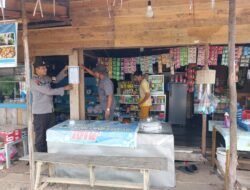Sosialisasikan Maklumat Kapolda Kalteng, Polsek Kapuas Barat Tegaskan Sanksi Pidana Pembakar Hutan dan Lahan