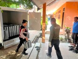 Wujud Dukungan Program Pemerintah, Sat Samapta Kawal Distribusi Makan Bergizi Gratis