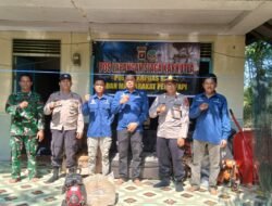 Antisipasi Karhutla, Wakapolsek Kapuas Barat Bersama MPA Tunas Jaya Siaga di Pos Lapangan Desa Anjir Kalampan