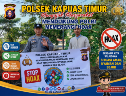 Cegah Berita HOAX, Polsek Kapuas Timur Sosialisasikan HPUS.