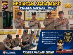 POLSEK KAPUAS TIMUR RUTIN LAKSANAKAN SIAGA PENJAGAAN MAKO, CEGAH ANCAMAN MAUPUN GANGGUAN KAMTIBMAS