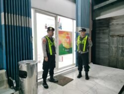 Giat Patroli Polsek ke bank BPD unit Pujon, Antisipasi gangguan Kamtibmas