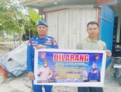 Cegah Illegal Fishing, Satpolairud Polres Kapuas Imbau Hal Ini Pada Warga Pesisir DAS Kapuas.