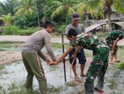 Warga dan Satgas TMMD Reguler Ke-129 Berhasil Temukan Air Bersih Melalui Sumur Bor