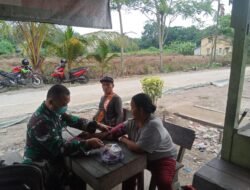 Hadirnya Tim Kesehatan Satgas TMMD Reguler ke-129 Disambut Antusias Warga Desa Tempapan Hulu