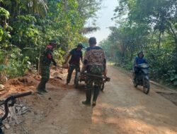 Satgas TMMD Ke-129 Kodim 1002/HST Genjot Pembangunan Jalan Demi Tingkatkan Akses Warga