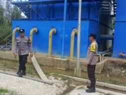 Personil Polsek kapuas Tengah laksanakan Patroli ke objek vital ke PDAM unit Pujon.
