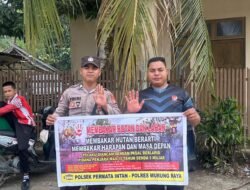 Polsek Permata Intan Imbau Warga Stop Membakar Hutan dan Lahan
