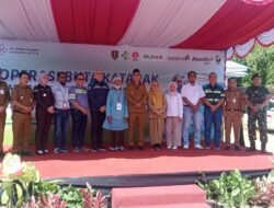 Dukung Layanan Kesehatan, Danramil Hadiri Operasi Katarak Gratis di Muara Harus