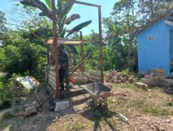 Satgas TMMD Kodim 1002/HST Rehab MCK untuk Tingkatkan Sanitasi Warga Desa Awang