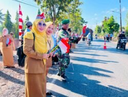 Semangat Kemerdekaan, Kabupaten Tanah Laut Gelar Aksi Pencanangan Gerakan Pembagian Bendera Merah Putih 