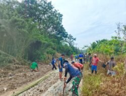 Hampir 100 Persen, Pengerjaan Rabat Beton TMMD Reguler Ke-129 Dikebut Satgas