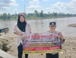 Bhabinkamtibmas Polsek Murung Gancarkan Sosialisasi Larangan Karhutla Di Desa Muara Jaan