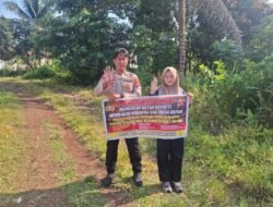 Sosialisasi Karhutla, Polsek Tanah Siang Selatan Tegas Terhadap Pelaku Membakar Hutan dan Lahan